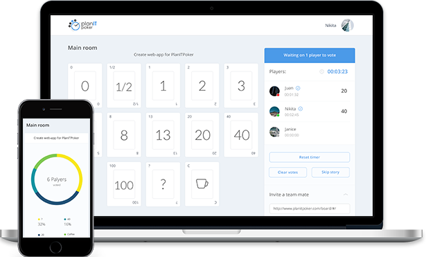 PlanIT Poker is the fun way for teams to accurately estimate Agile projects